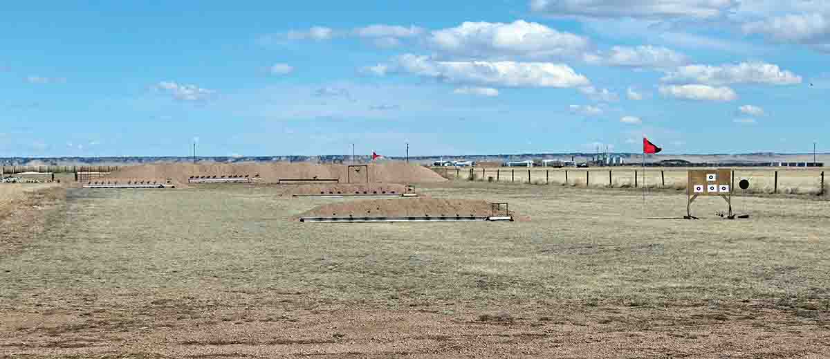 The view downrange at Smithmoor.